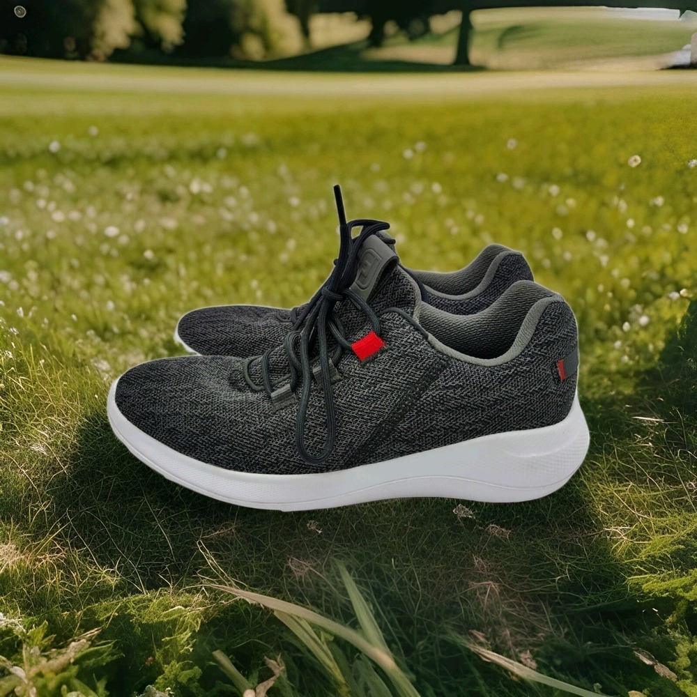 FootJoy‎ Flex Coastal Men's Spikeless Golf Shoes Size 7.5 M Gray Black 56135